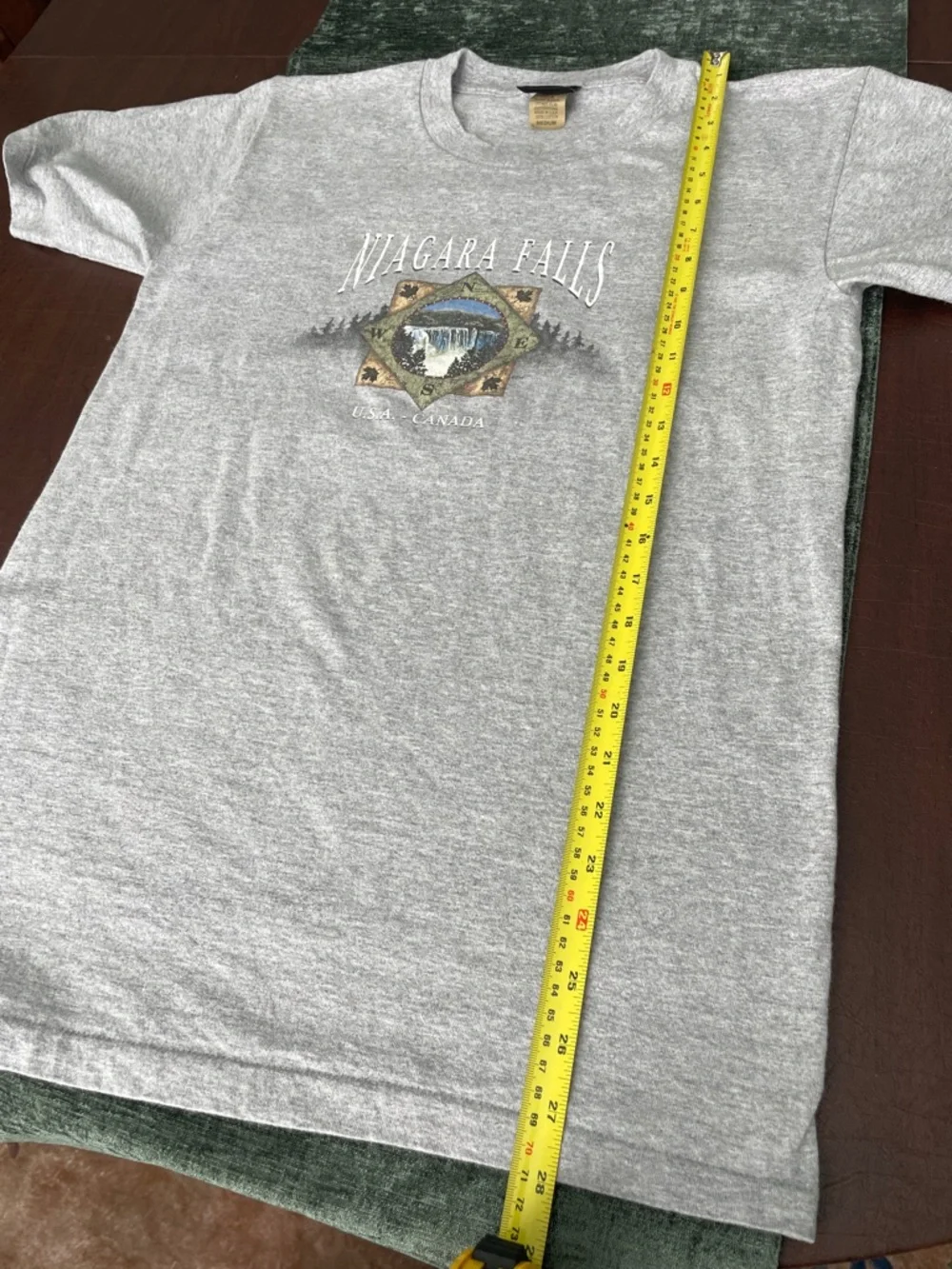 Niagara Falls Graphic Tee, Vintage Single Stitch- Gray - Picture 6 of 7